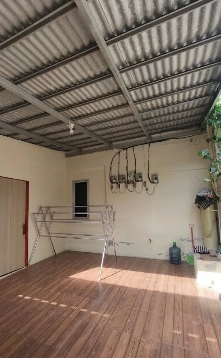 Area beratap di Kost Rasya